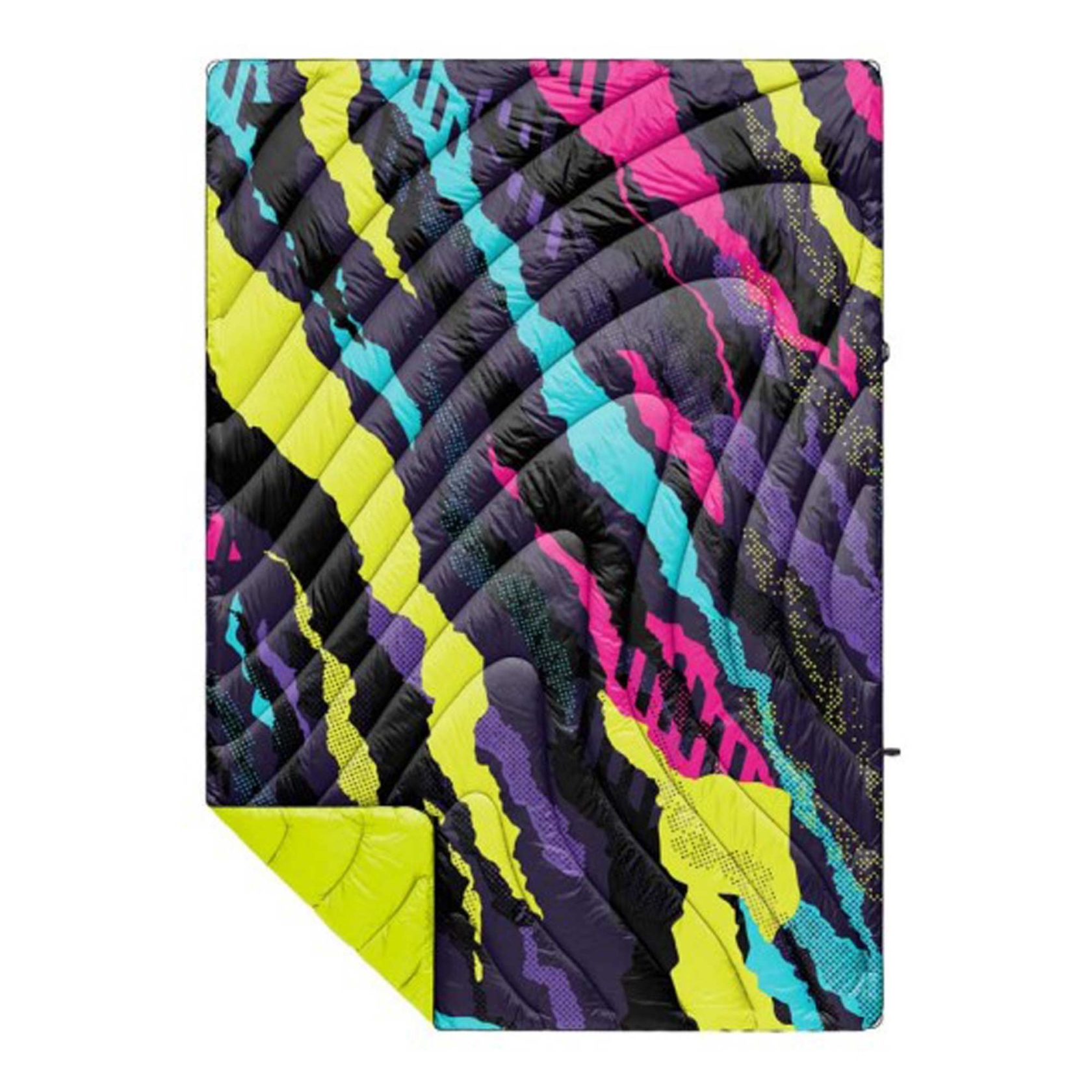 RUMPL Blanket ORIGINAL PUFFY PRINTED  / 1 PERS, slater