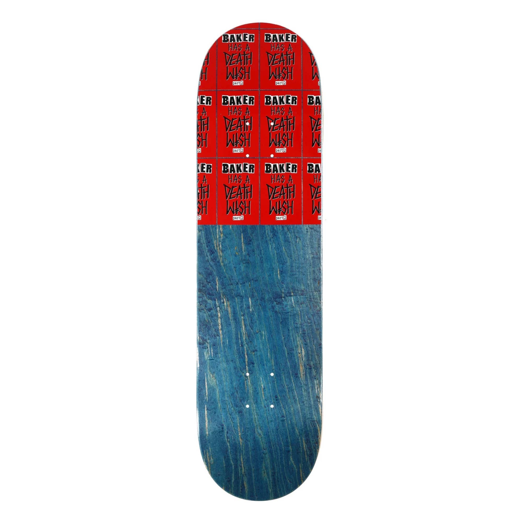 BAKER Deck BAKER HAS A DEATHWISH 8.5, blue 8.5''