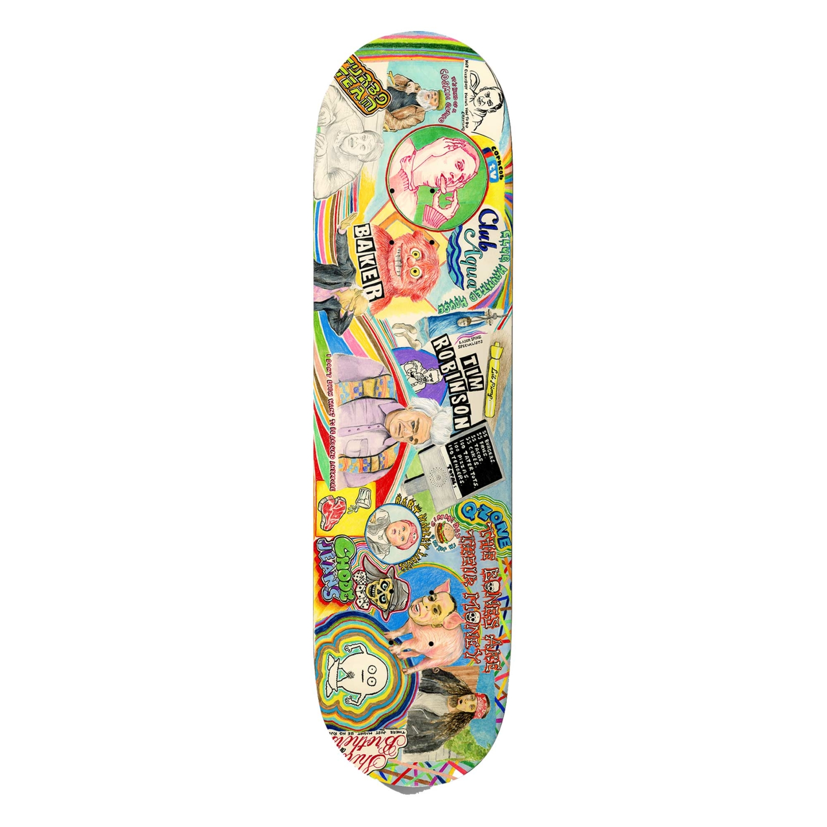 BAKER Deck COSMIC GUMBO AR 8.5, assorted 8.5''