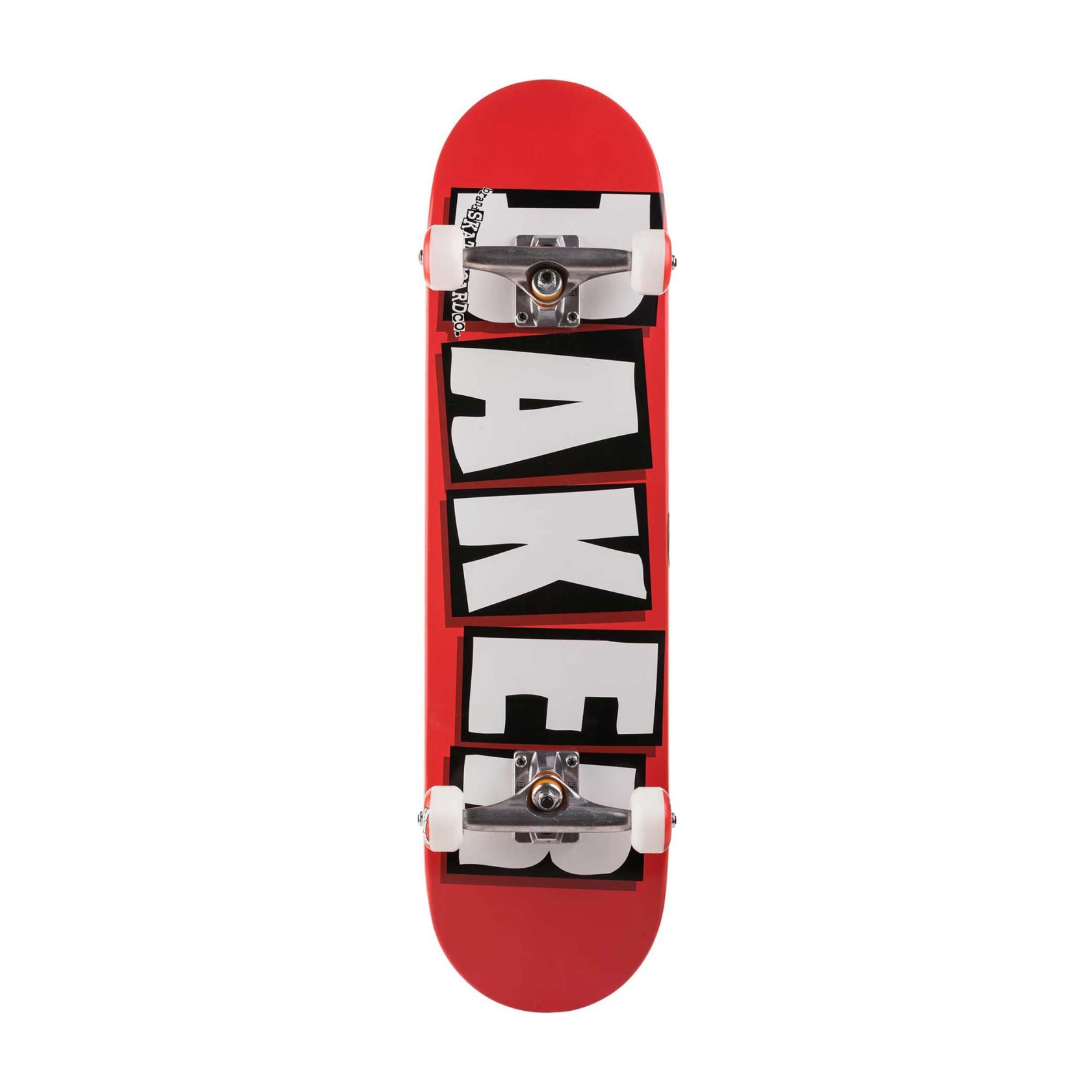 BAKER Complete BRAND LOGO WHT (red/white) Skateboard 7.75, red/white 7.7''