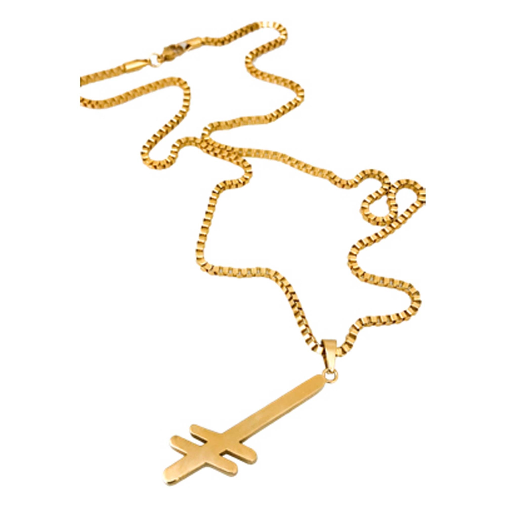 DEATHWISH Necklace GANG LOGO, gold