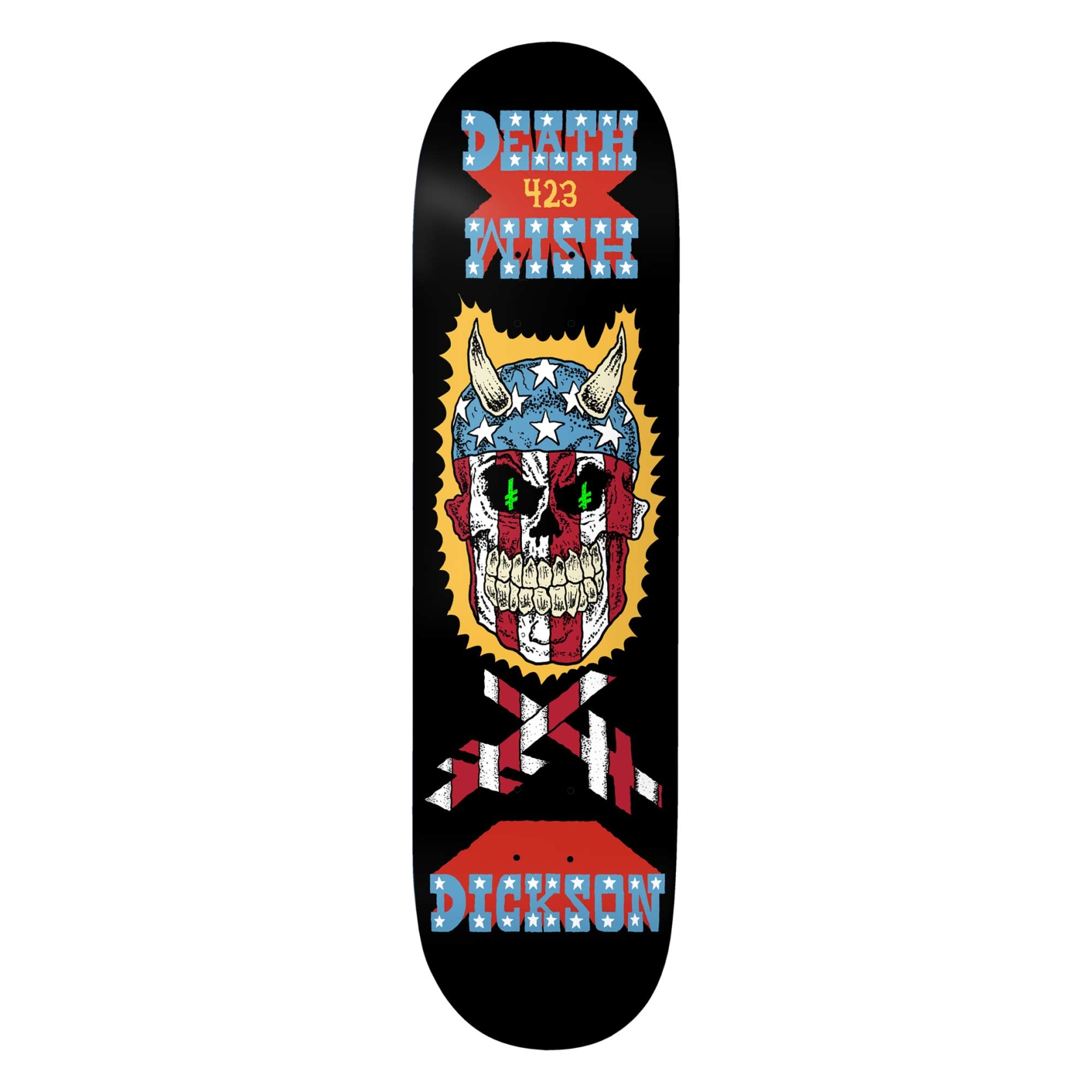 DEATHWISH Deck 423 JD 8.5, black 8.5''