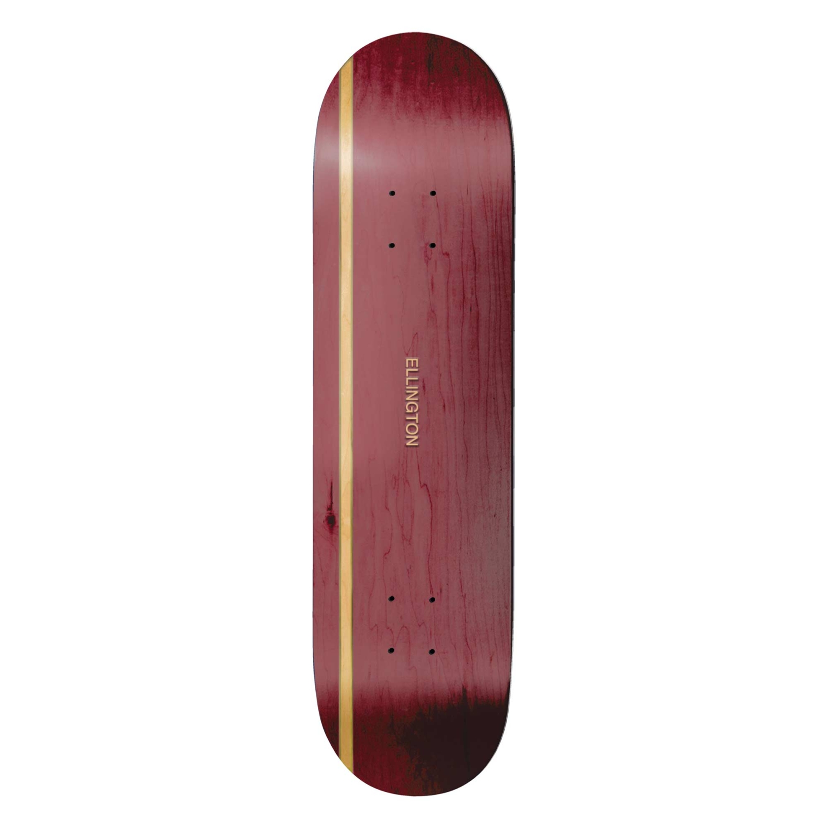 DEATHWISH Deck ELLINGTON STRIPE EE 8.38, burgundy 8.3''