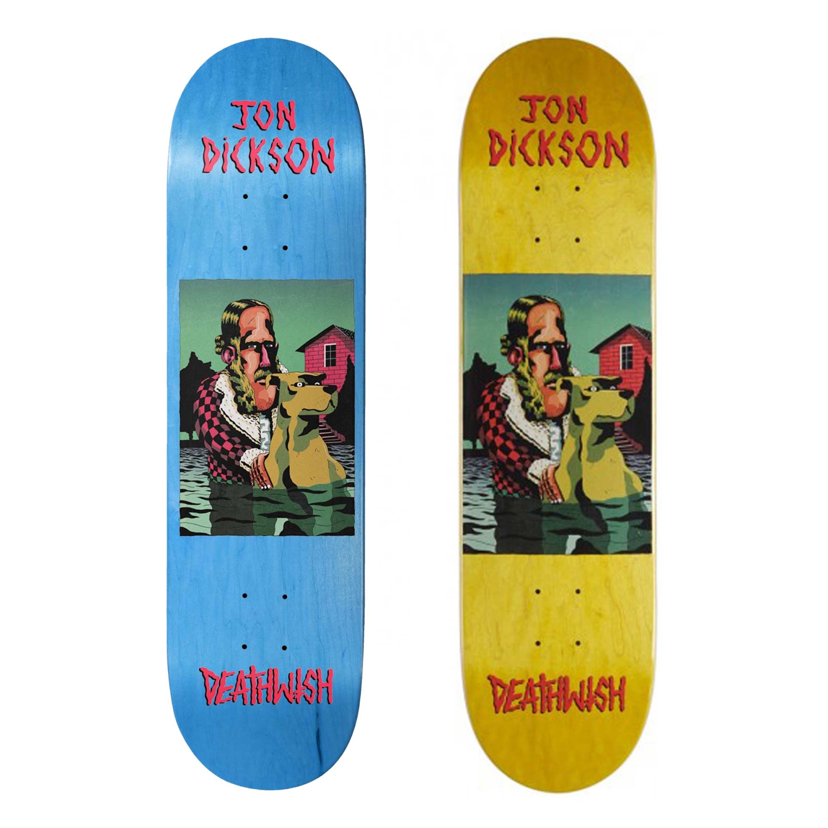 DEATHWISH Deck THE POND JD 8.0, assorted 8.0''