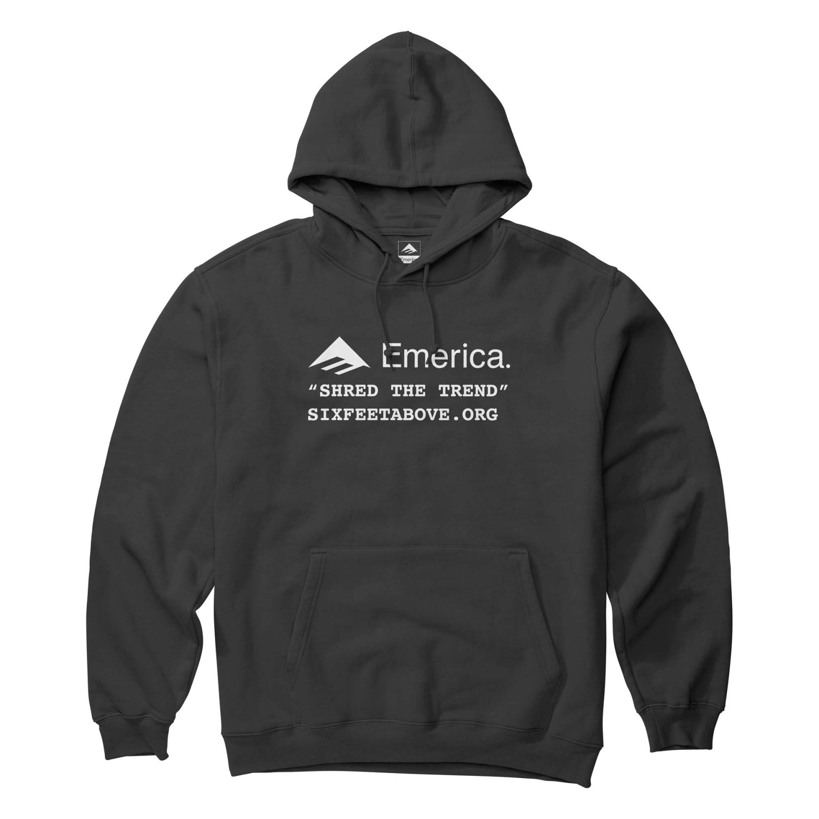 EMERICA Sweat 6 FEET ABOVE HOODIE black