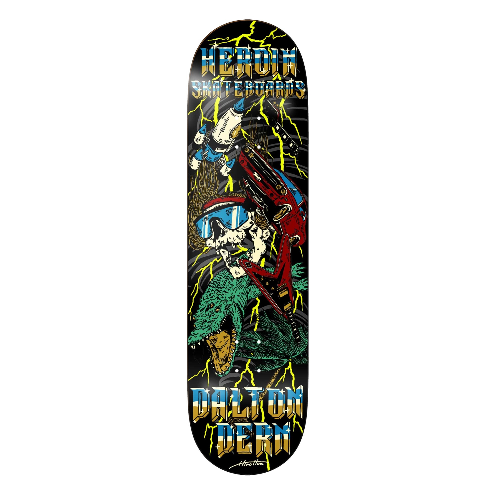 HEROIN Deck DERN HURRCANE 8.5, assorted 8.5''