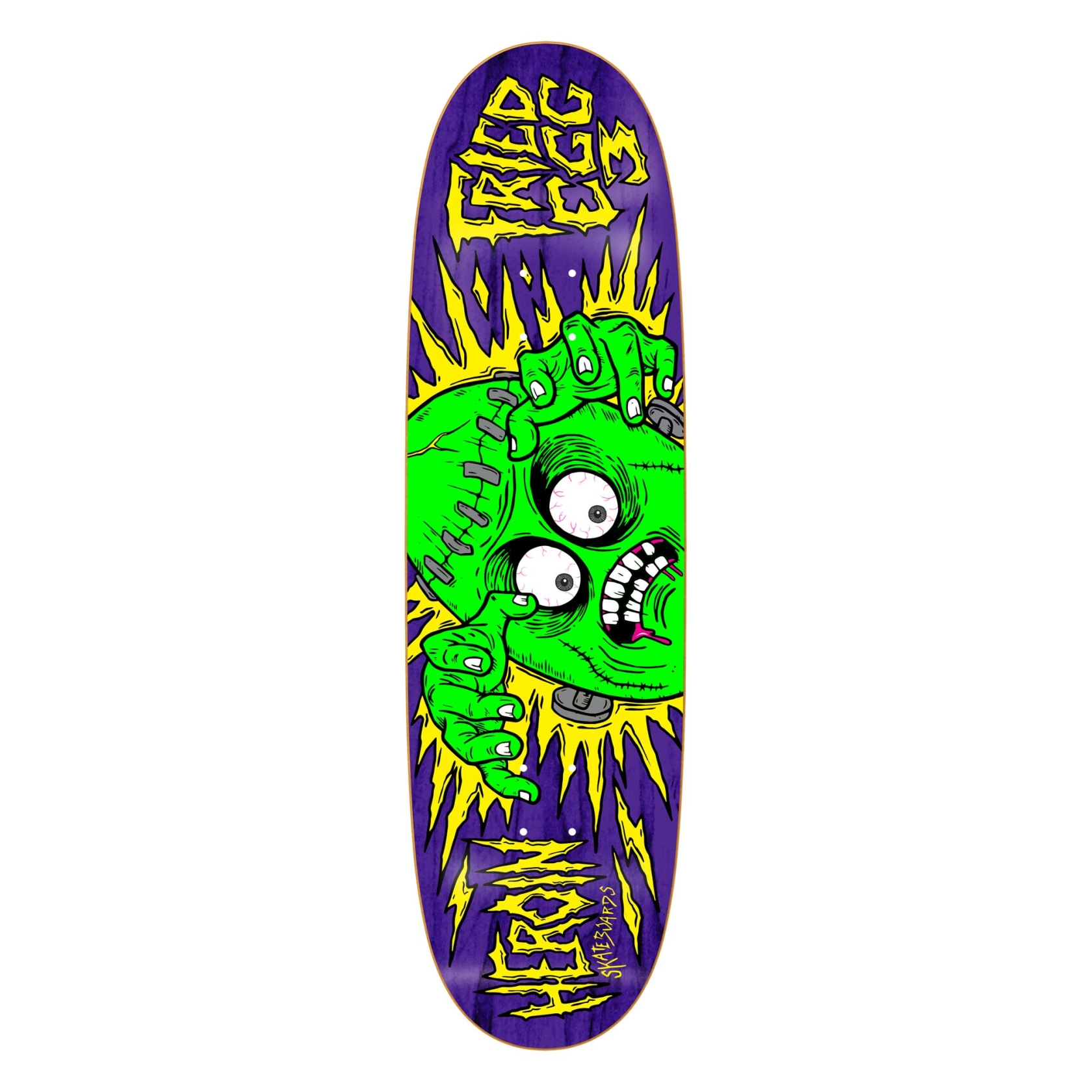 HEROIN Deck FRIED EGG 3 8.9, purple 8.9''