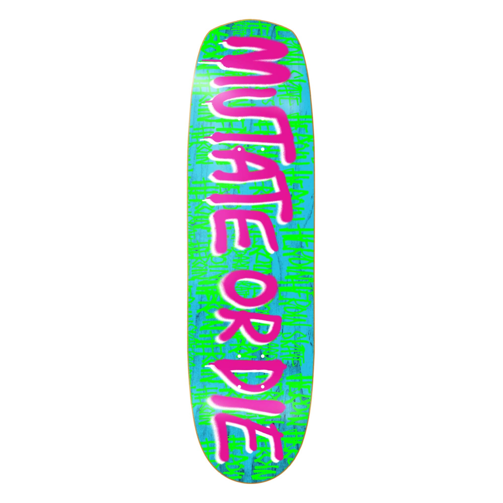 HEROIN Deck MUTATE OR DIE TEAM 8.7, teal 8.7''