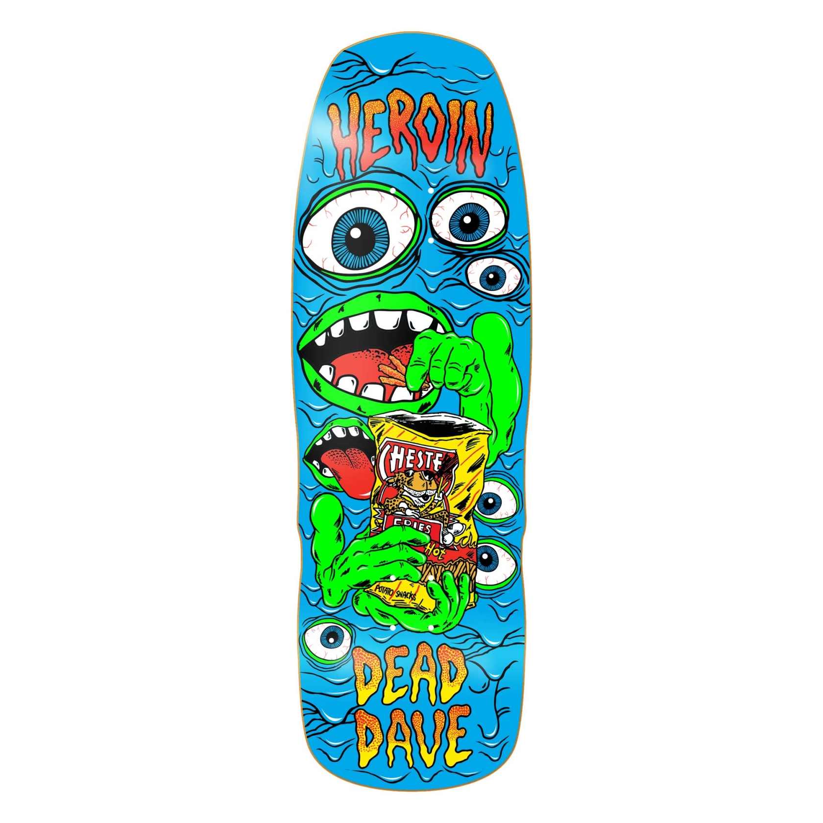 HEROIN Deck MUTATE OR DIE DD 10.1, blue 10.4''