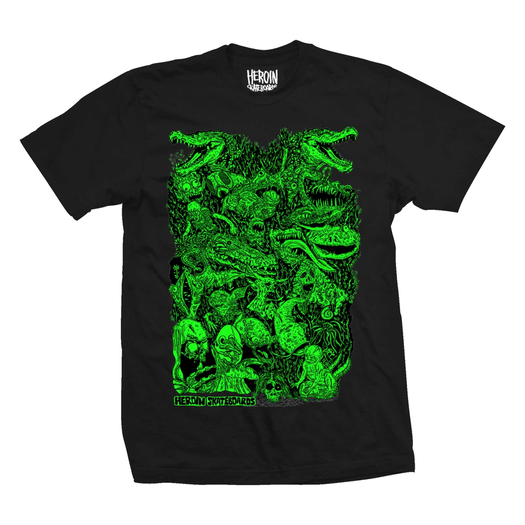 HEROIN T-Shirt ALLEGORY OF FEAR black