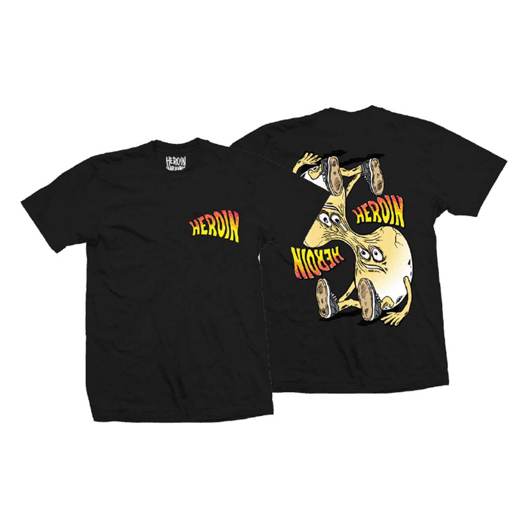 HEROIN T-Shirt MERGED black