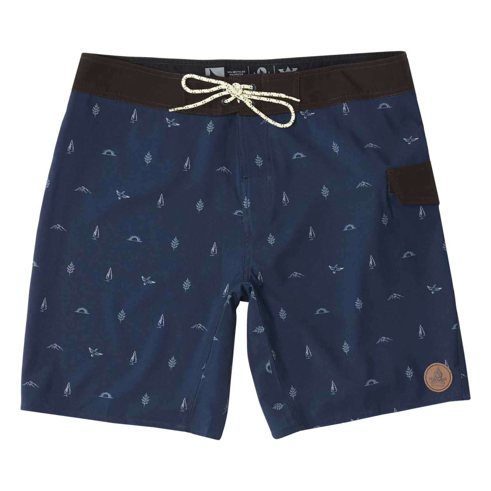 HIPPYTREE Boardshort MOTIF TRUNK navy