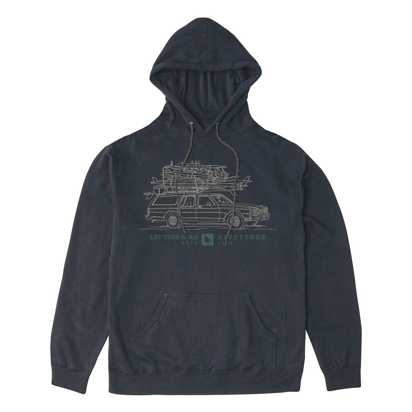 HIPPYTREE Sweat WAGON Hoody black