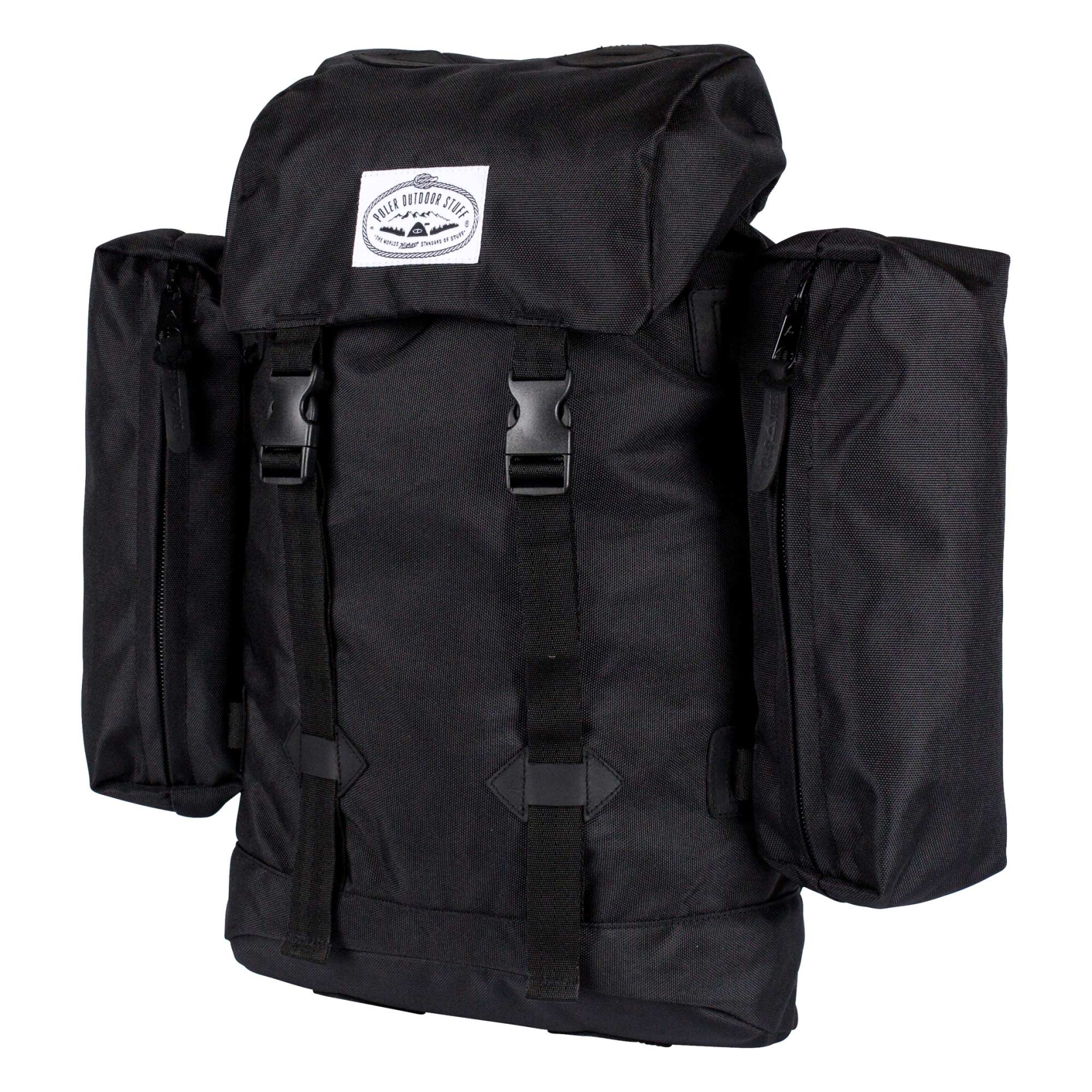 POLER Bag RETRO (CLASSIC) RUCKSACK, black FA17