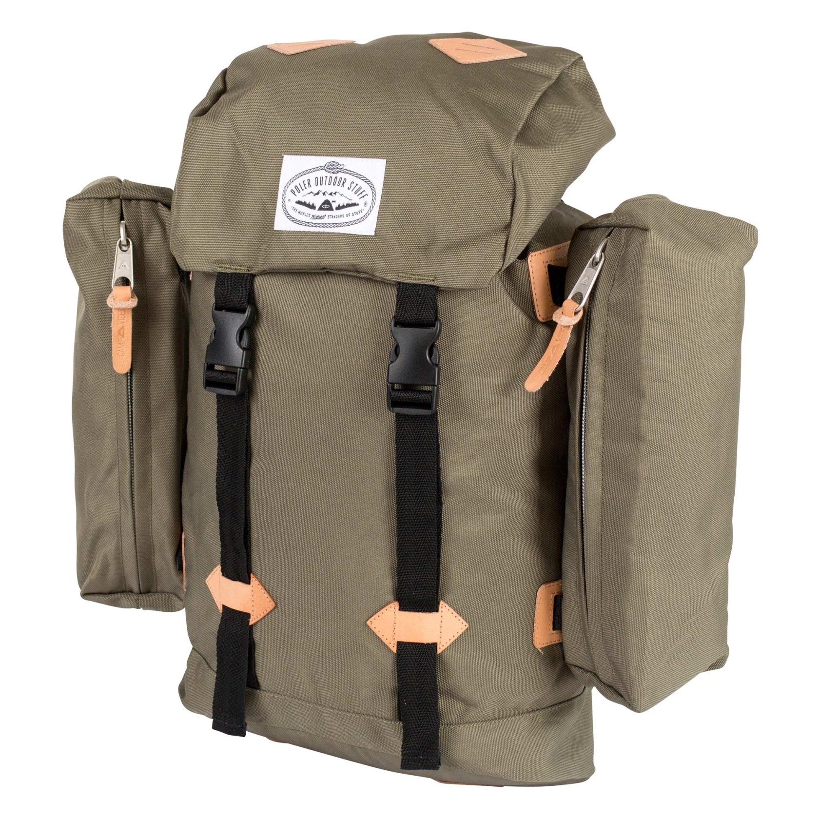 POLER Bag RETRO (CLASSIC) RUCKSACK, burnt olive SP17