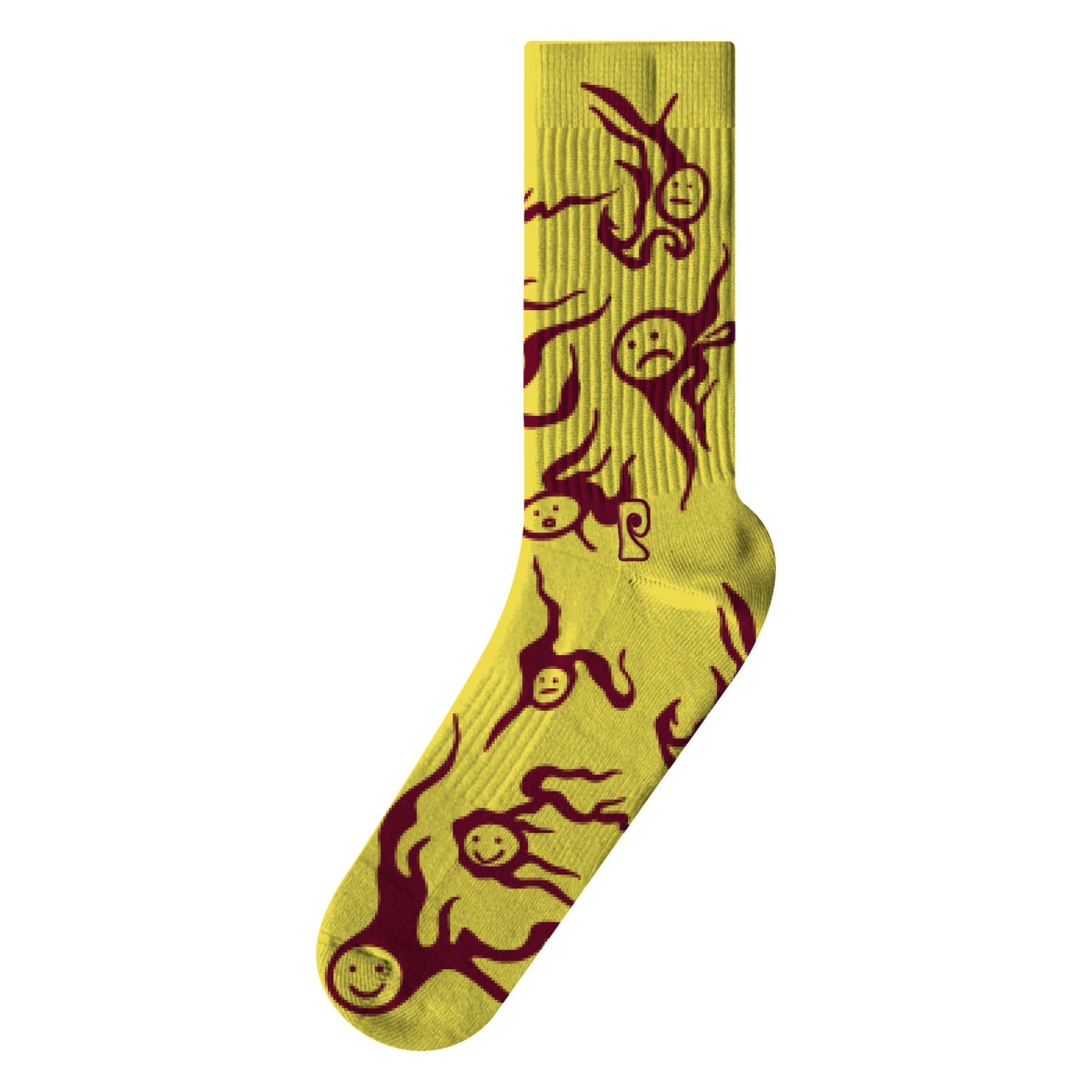 PSOCKADELIC Socks HEAVY FEELING 1-Pair, yellow