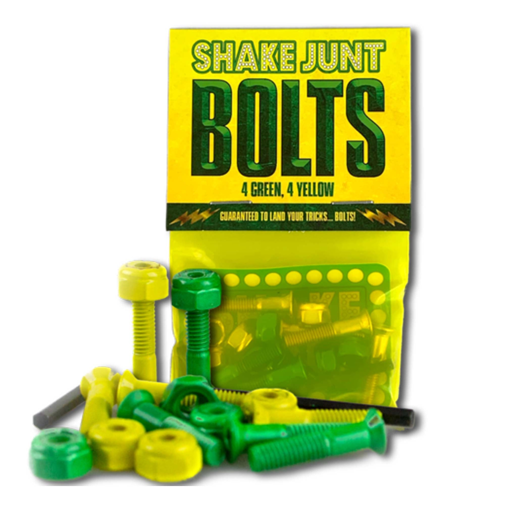 SHAKE JUNT Montagesatz ALLEN SJ ALL 1 4gre/4yel Single, green/yellow/black 1''